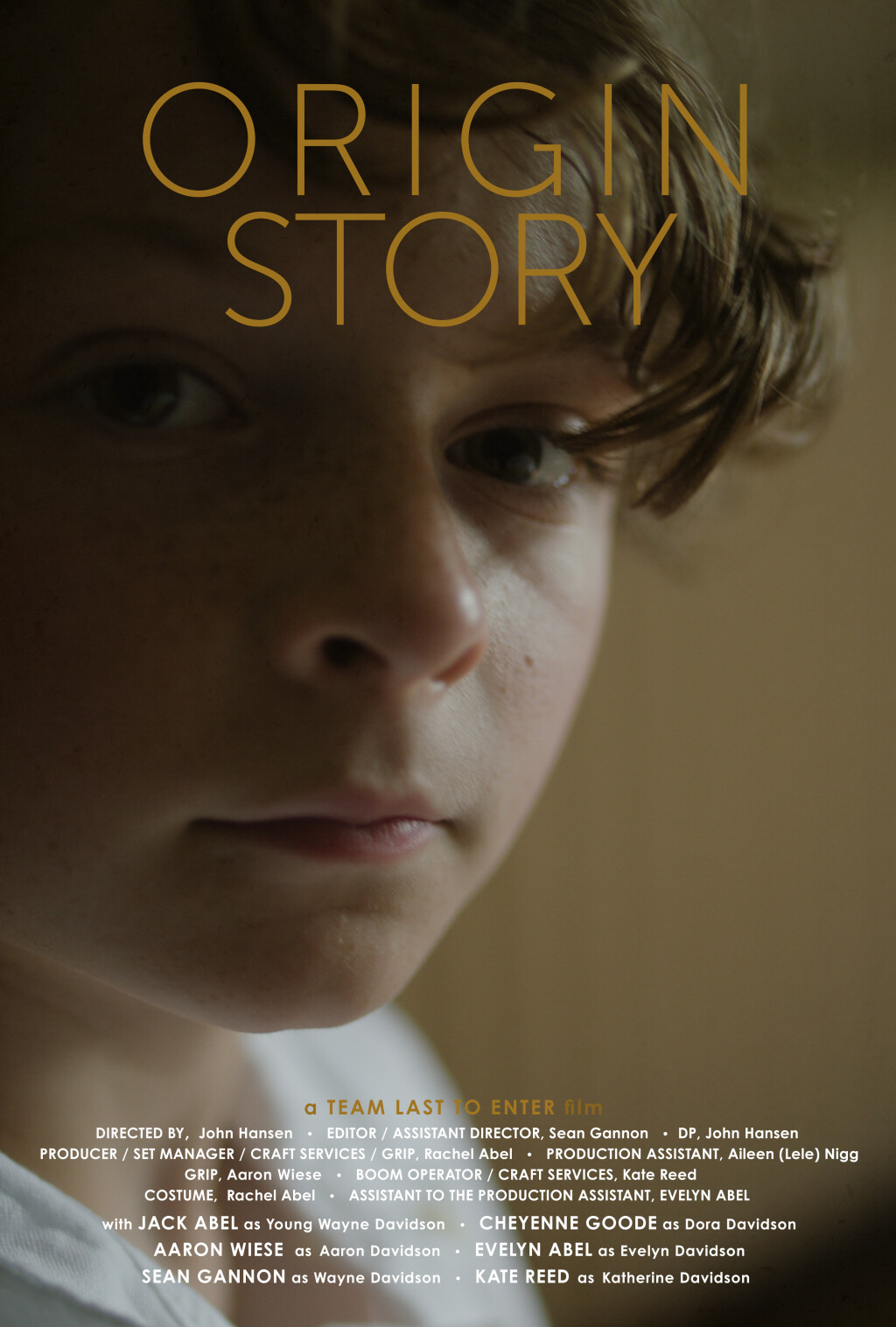 Filmposter for Origin Story